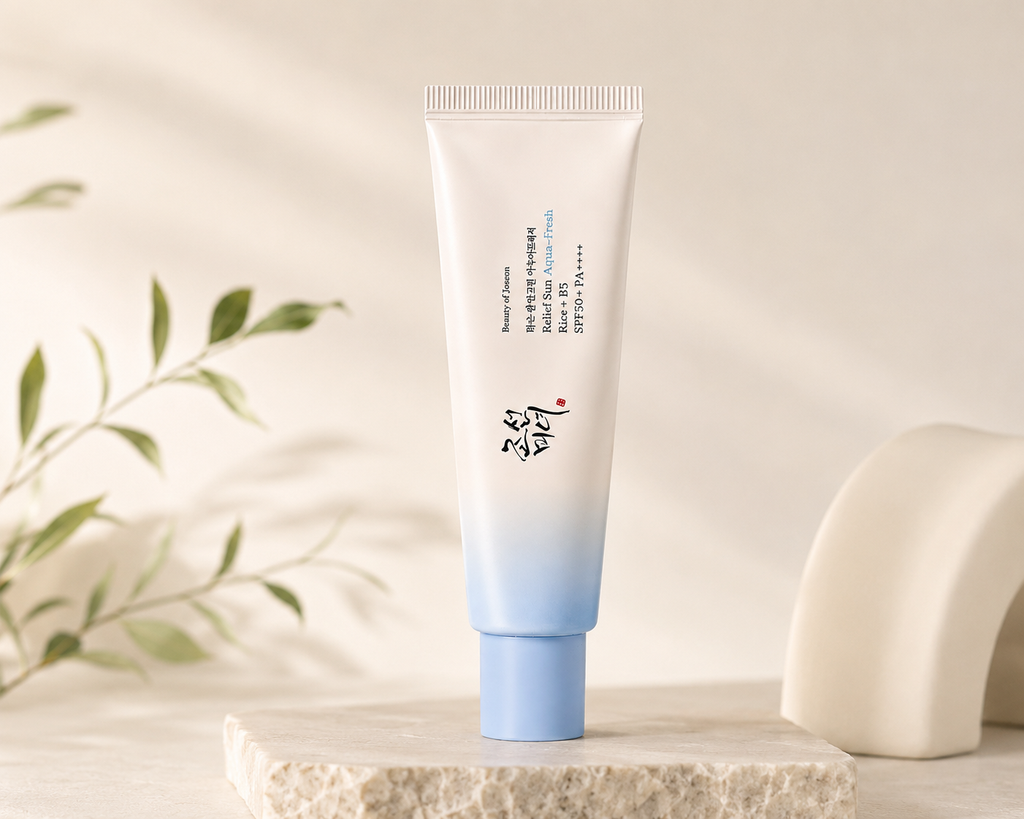 Beauty of Joseon Relief Sun Aqua-Fresh Rice + B5 SPF50+ PA++++ lightweight daily sunscreen for all skin types