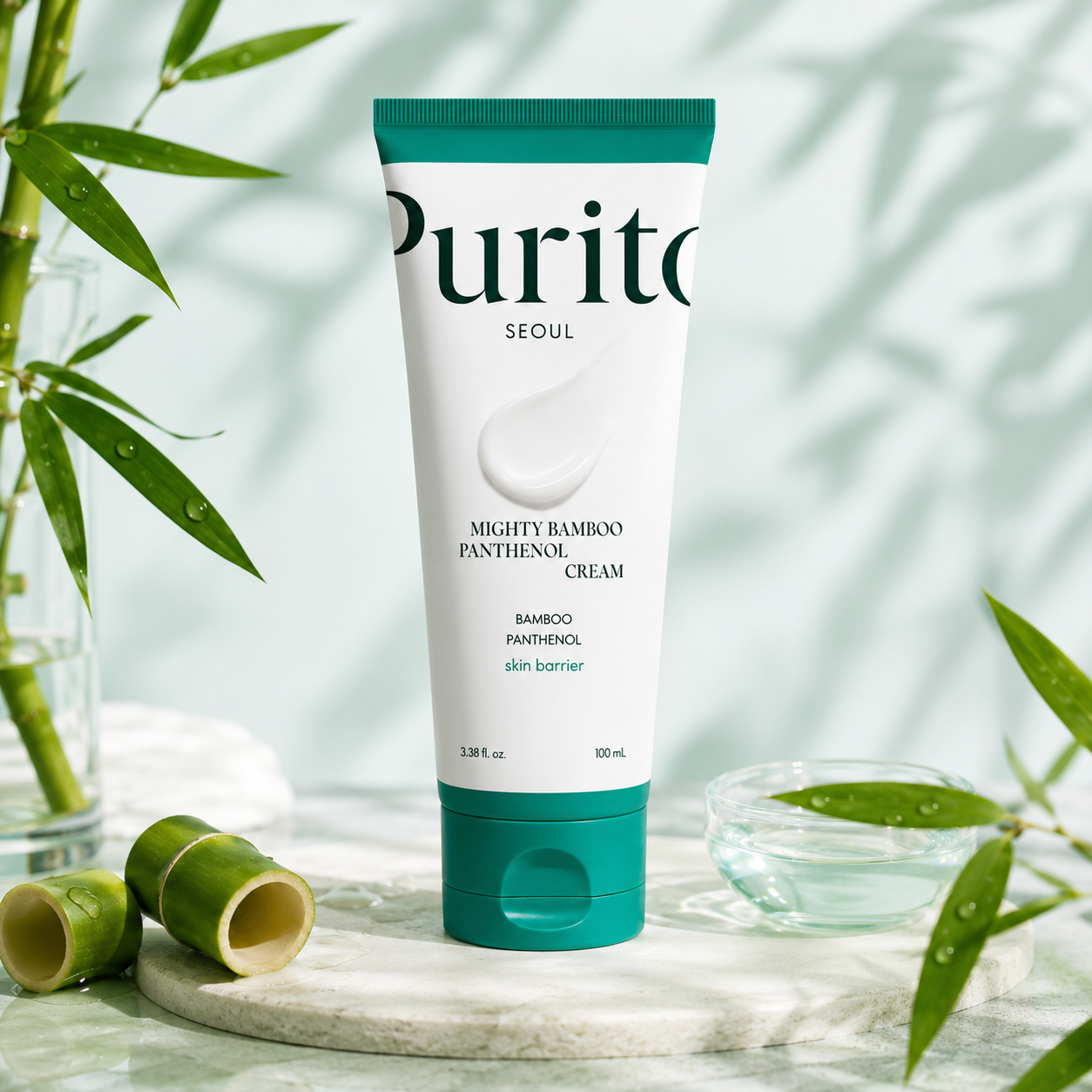 Purito Seoul Mighty Bamboo Panthenol Cream 100ml premium lifestyle image