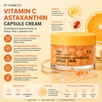 VT Vitamin C Astaxanthin Capsule Cream sa vitaminom C i astaksantinom za hidrataciju, blistavost i antioksidativnu njegu