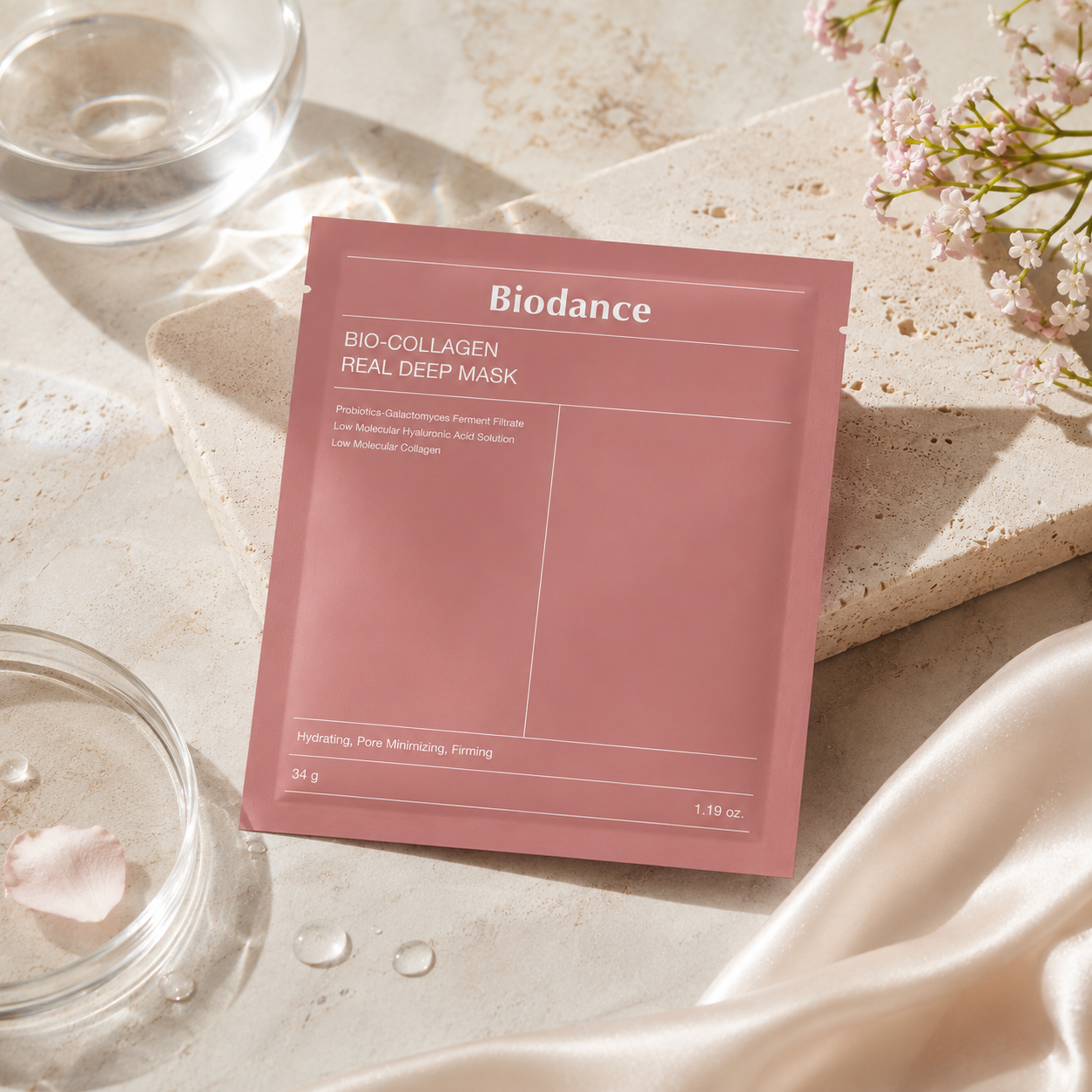 Biodance Bio-Collagen Real Deep hydrogel face mask for hydrated, firm and smooth skin