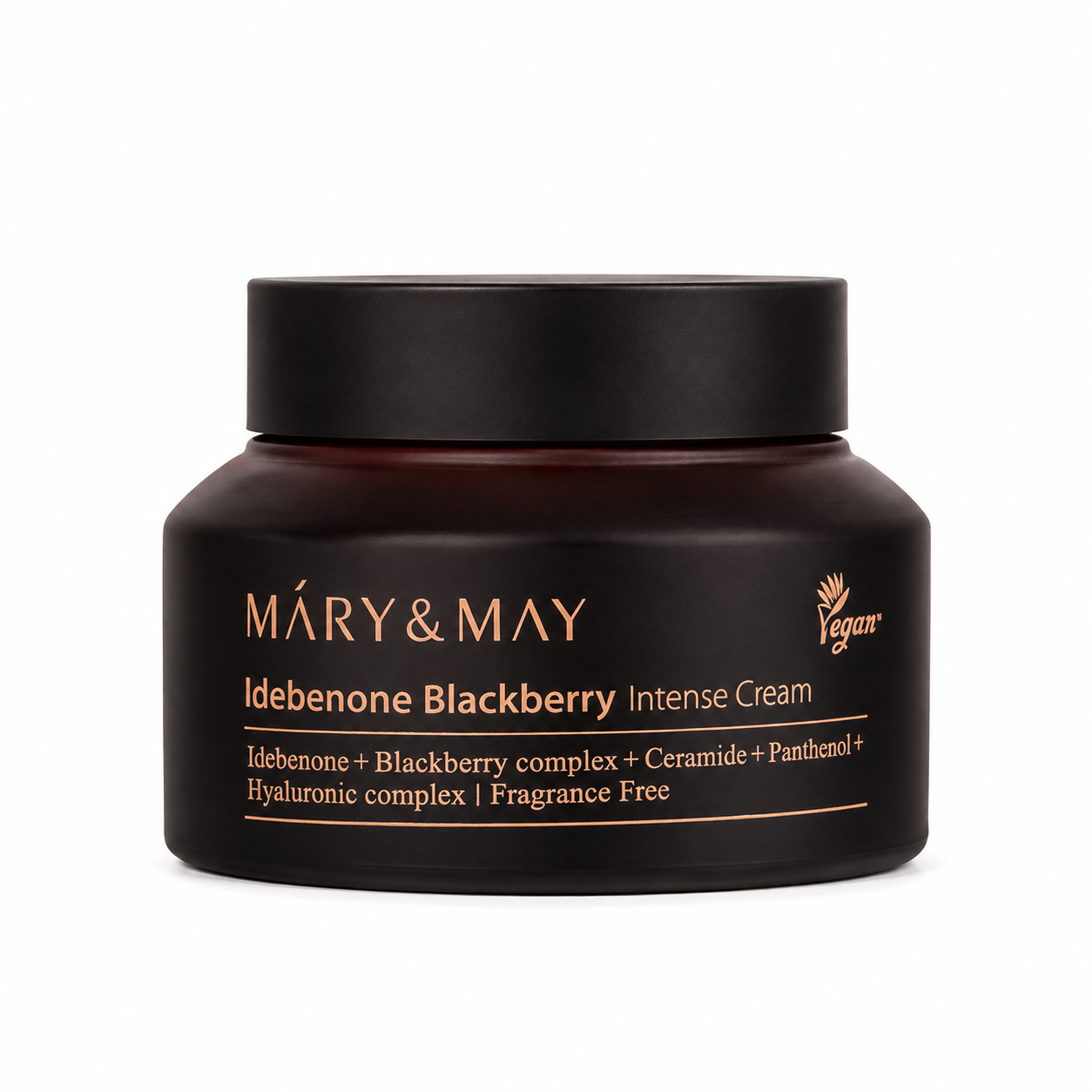 MARY & MAY Idebenone + Blackberry Complex Intense Cream 70 g za intenzivnu hidrataciju i njegu kože