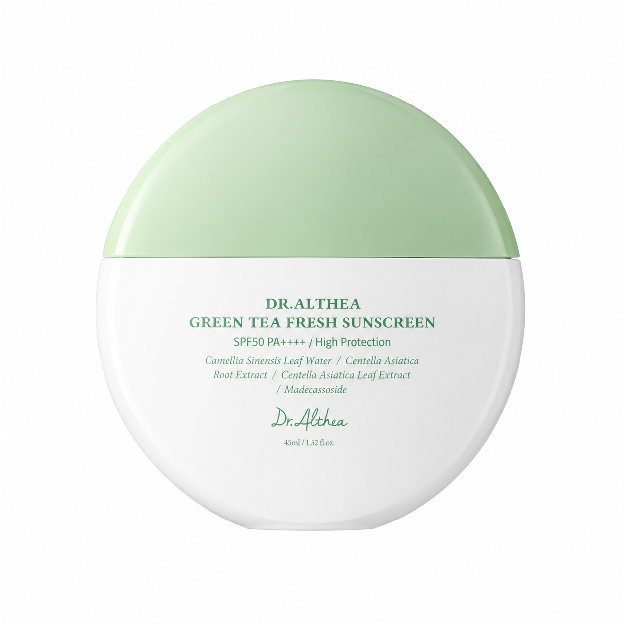 Dr. Althea Green Tea Fresh Sunscreen SPF50 PA++++ 45 ml krema za zaštitu od sunca