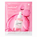 MEDICUBE PDRN Pink Peptide Serum Mask 23 ml – korejska hidratantna maska za lice sa PDRN-om i peptidima u roze pakovanju na bijeloj pozadini