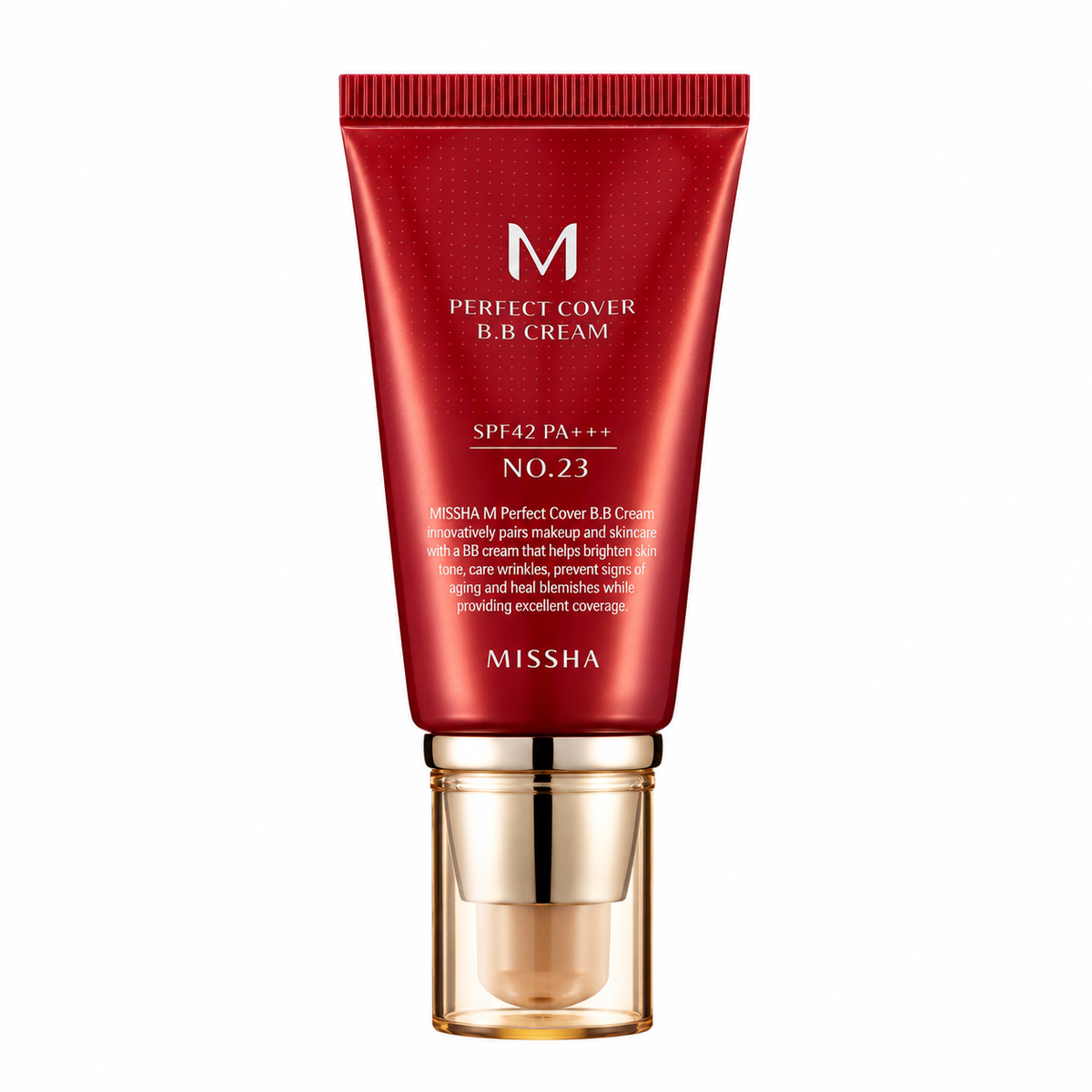 MISSHA M Perfect Cover BB Cream SPF42 PA+++ No.23 Natural Beige 50 ml – korejska BB krema za ujednačen ten
