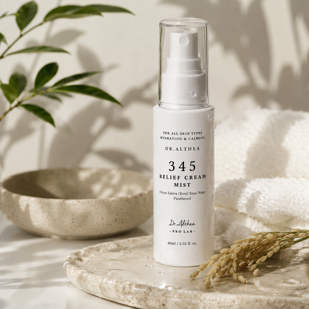 Dr. Althea 345 Relief Cream Mist 60 ml za svjež, hidratizovan i njegovan izgled kože