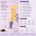 Haruharu Wonder Black Rice Moisture Airyfit Daily Sunscreen with black rice and hyaluronic acid