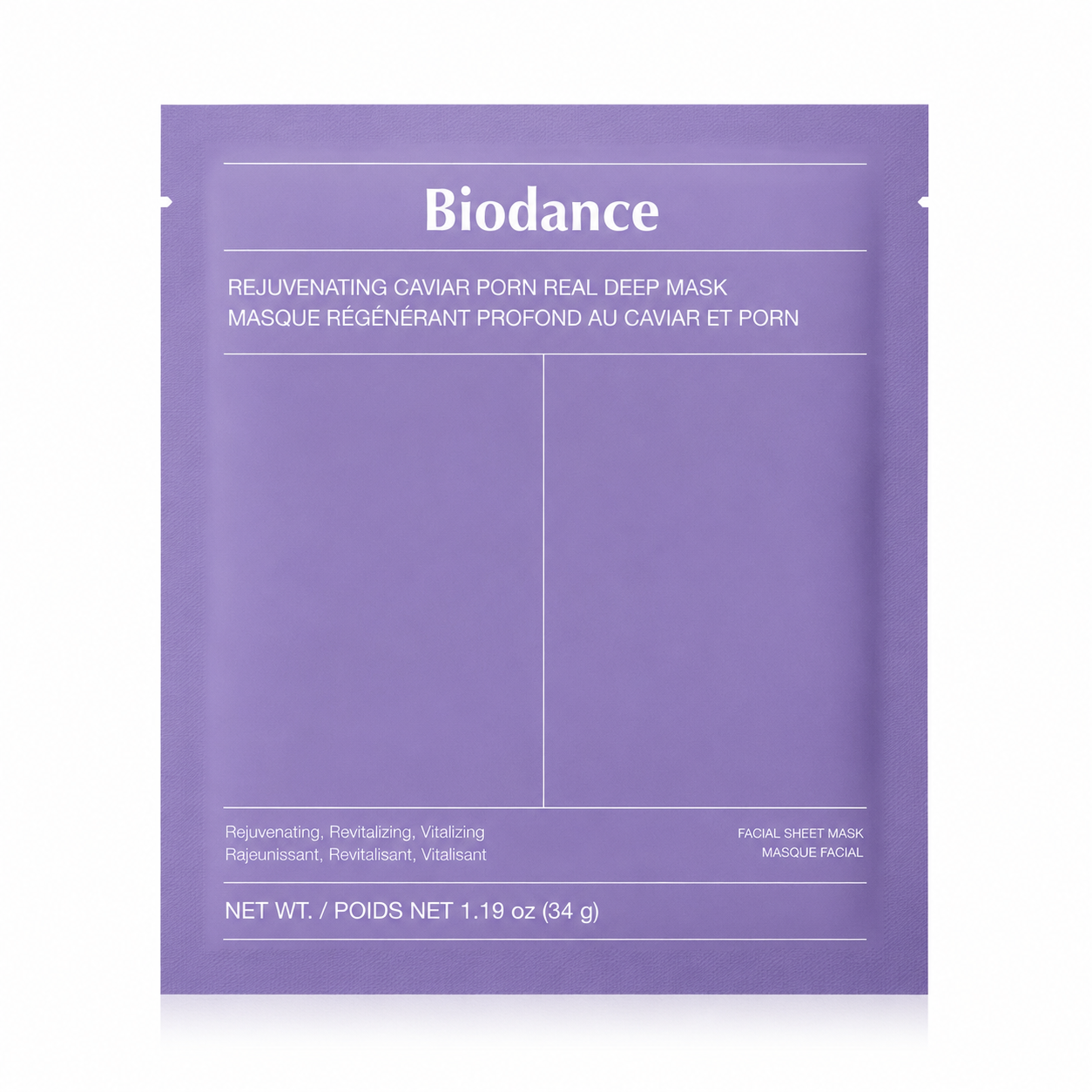Biodance Rejuvenating Caviar PDRN Real Deep Mask 34g Korean hydrogel face mask