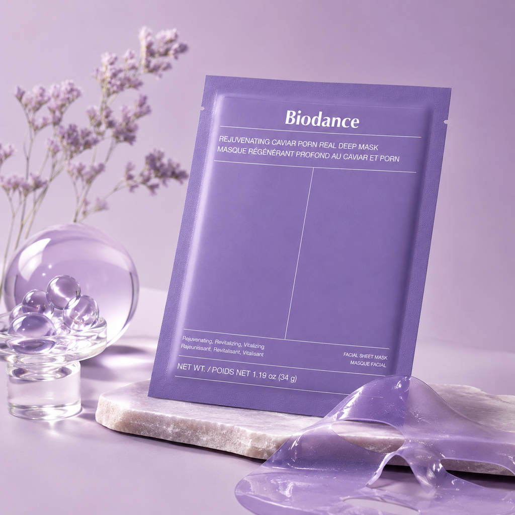 Biodance Rejuvenating Caviar PDRN Real Deep hydrogel mask for hydrated and revitalized skin