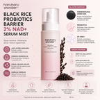 Haruharu Wonder Black Rice Probiotics Barrier 2% NAD+ Serum Mist za hidrataciju i njegu kožne barijere