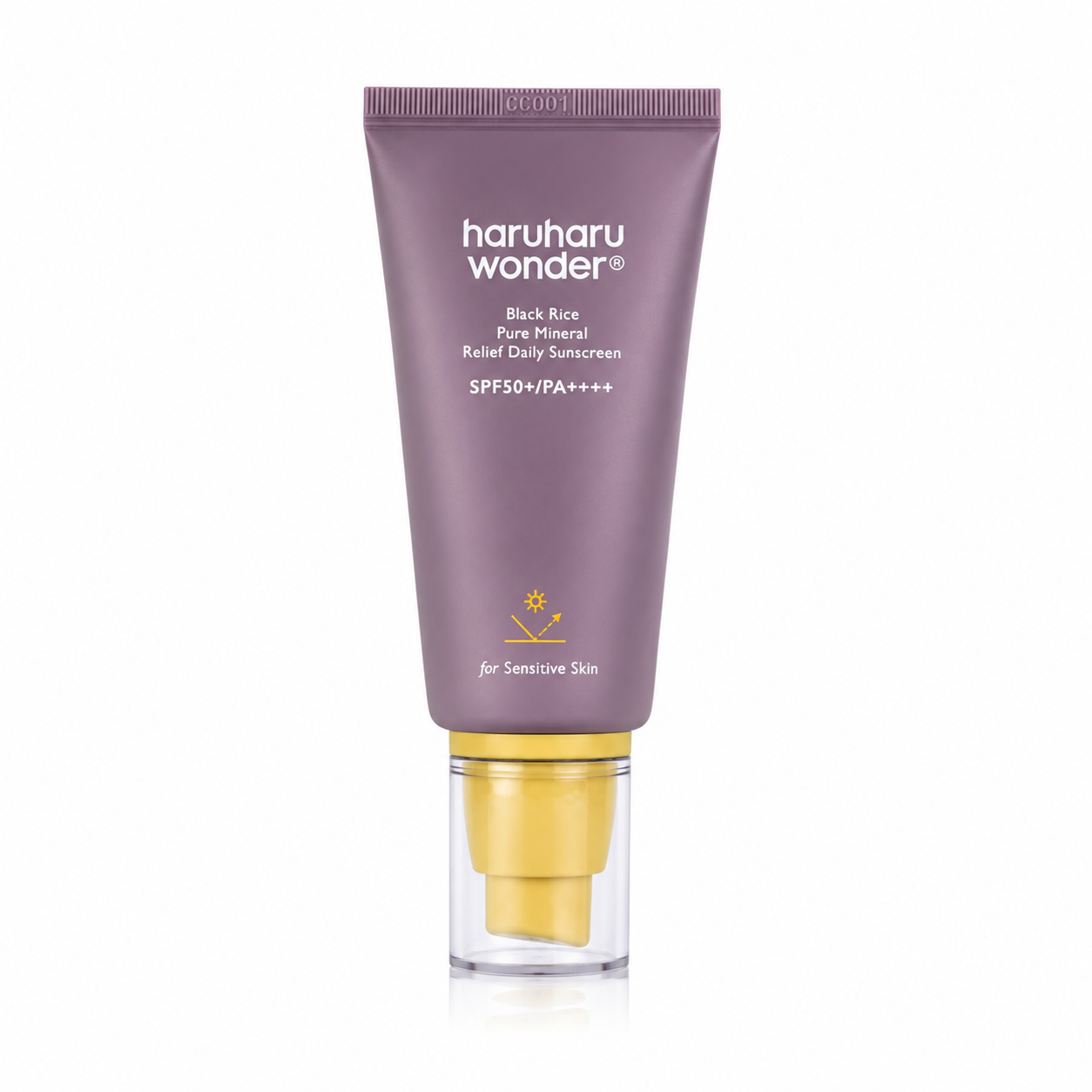 Haruharu Wonder Black Rice Pure Mineral Relief Daily Sunscreen SPF50+ PA++++ 50ml mineral sunscreen
