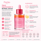 Purito Seoul TXA 6 Niacinamide 10 Retinal Serum 30ml benefits and key ingredients