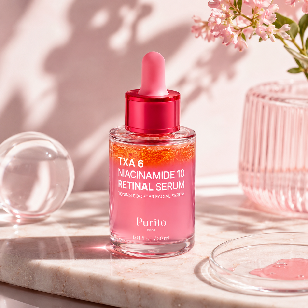 Purito Seoul TXA 6 Niacinamide 10 Retinal Serum 30ml premium lifestyle image