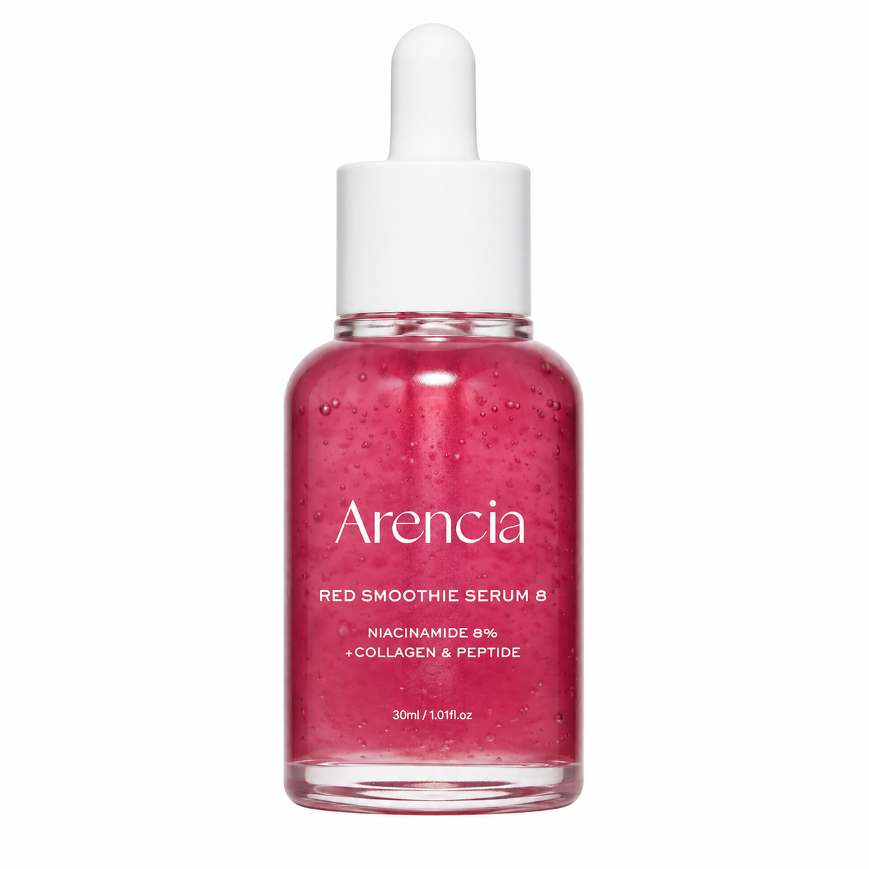 Arencia Fresh Red Smoothie Serum 8 30 ml sa 8% niacinamida, kolagenom i peptidima