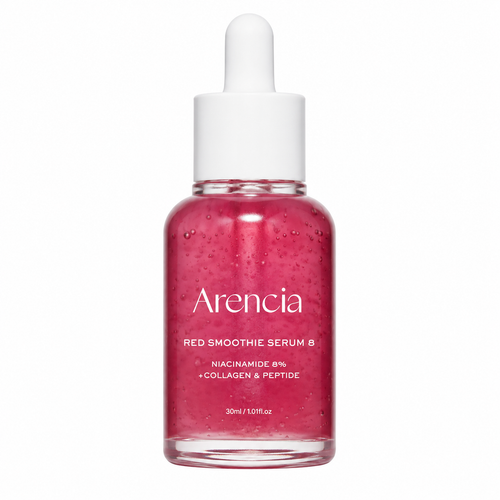 Arencia Fresh Red Smoothie Serum 8 30 ml sa 8% niacinamida, kolagenom i peptidima