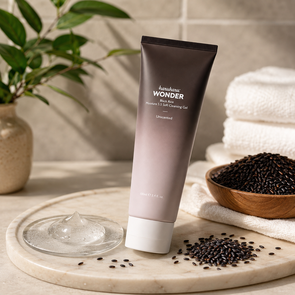Haruharu Wonder Black Rice Moisture 5.5 Soft Cleansing Gel za čistu, hidriranu i njegovanu kožu