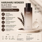 Haruharu Wonder Black Rice Hyaluronic Toner sa crnom rižom i hijaluronskom kiselinom za intenzivnu hidrataciju