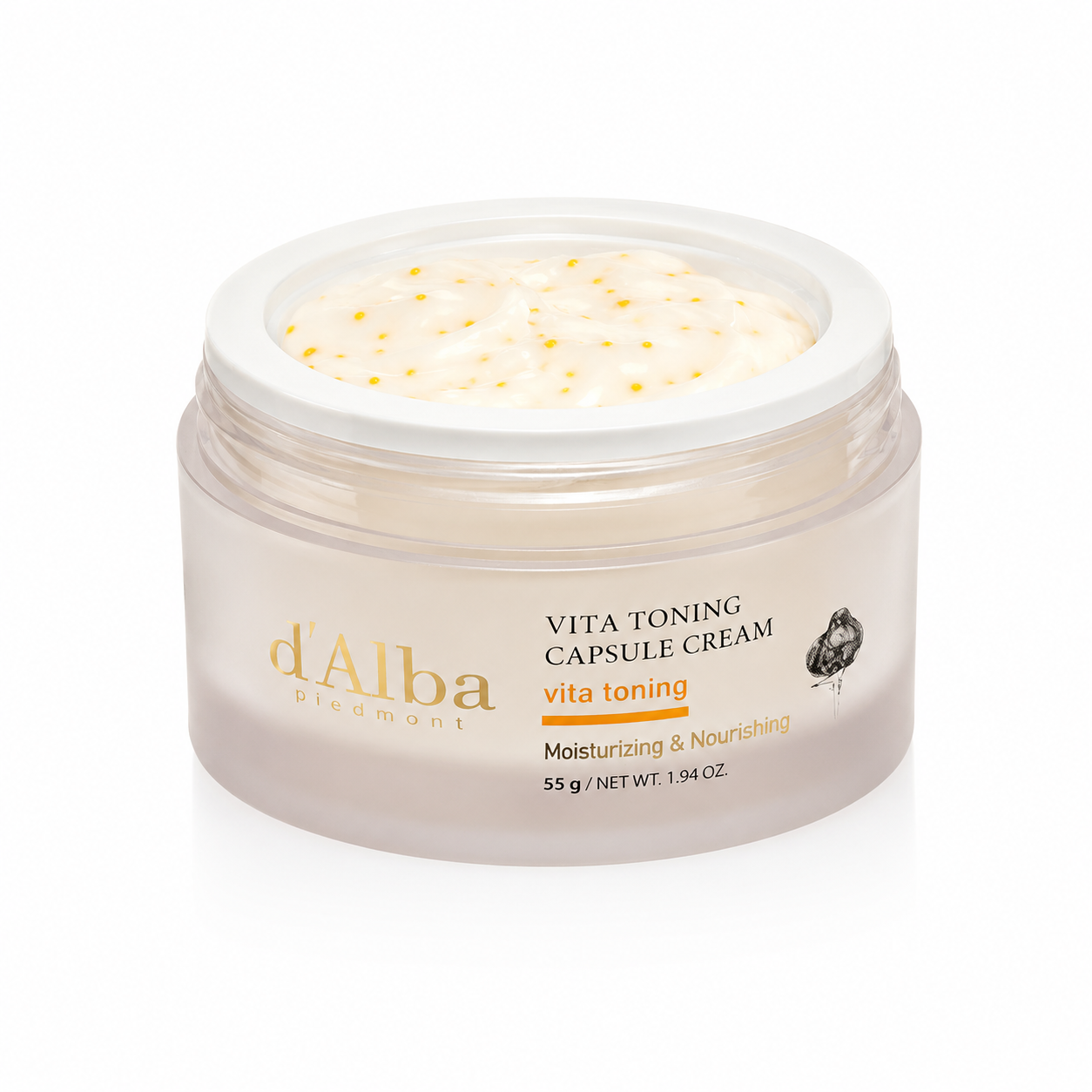 d’Alba Vita Toning Capsule Cream 55 g hidratantna i hranljiva krema za lice