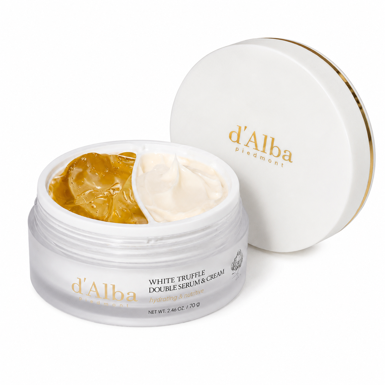 d'Alba White Truffle Double Serum & Cream 70g - Korean Face Cream