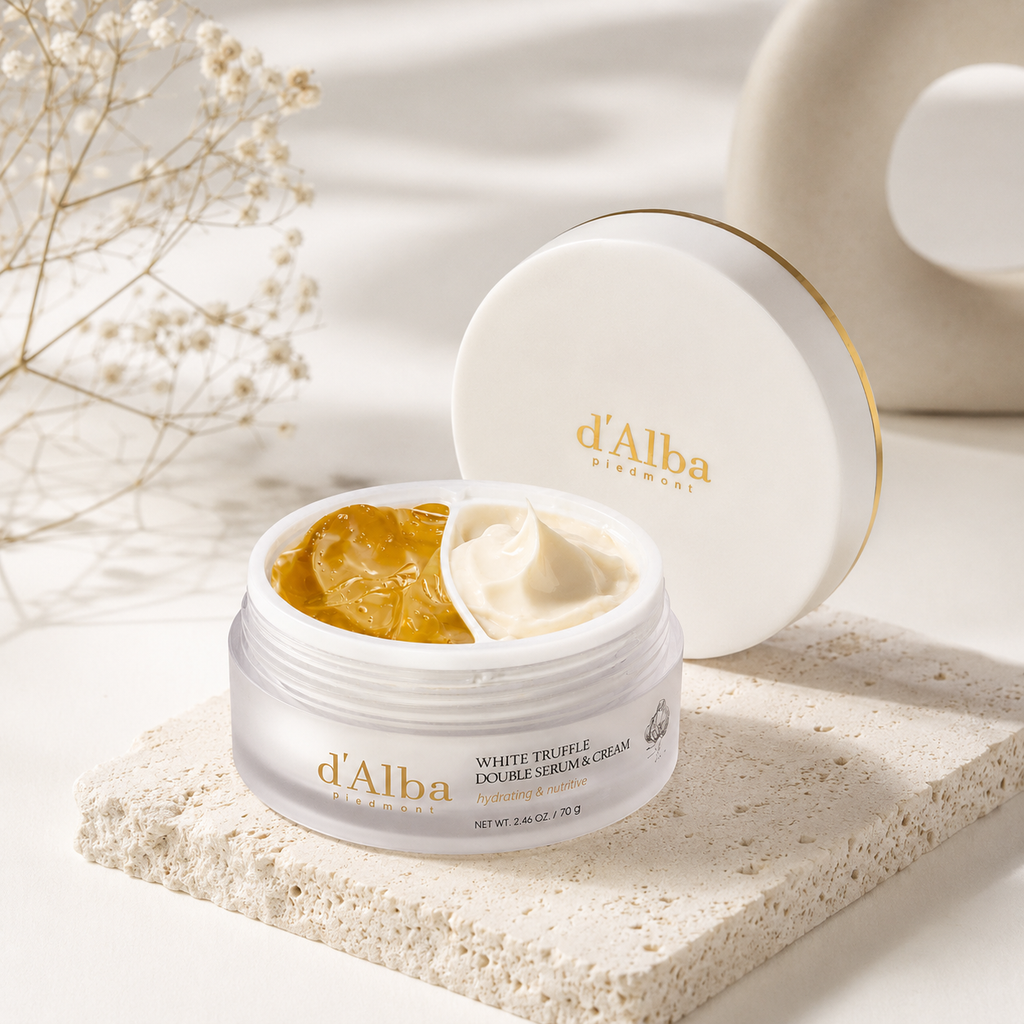 d'Alba White Truffle Double Serum & Cream 70g premium lifestyle image