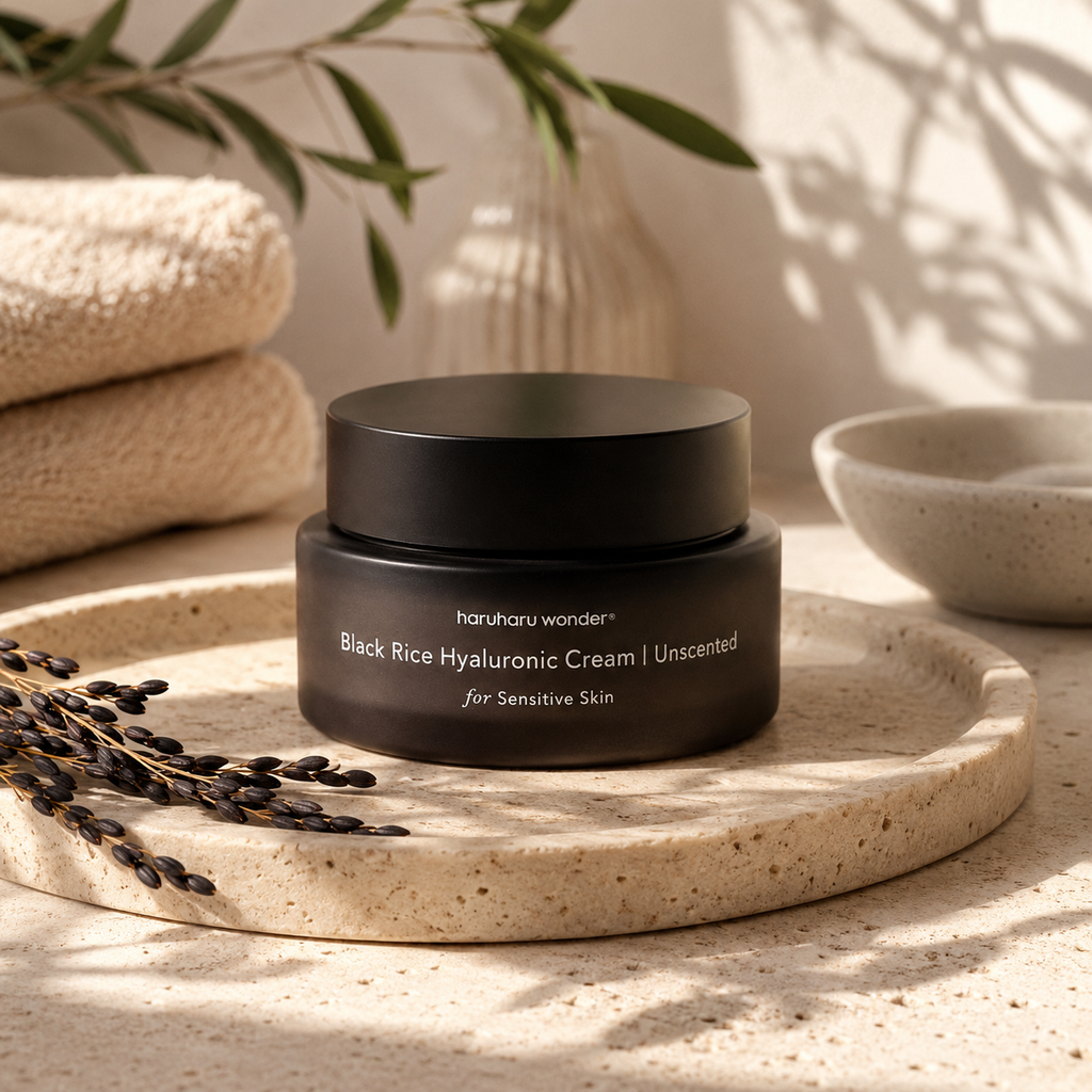 Haruharu Wonder Black Rice Hyaluronic Cream Unscented 50 ml za hidriranu, umirenu i njegovanu kožu