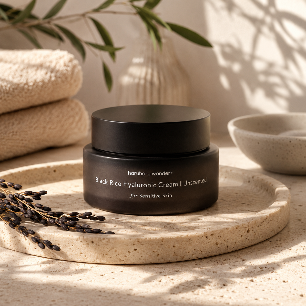Haruharu Wonder Black Rice Hyaluronic Cream Unscented 50 ml za hidriranu, umirenu i njegovanu kožu